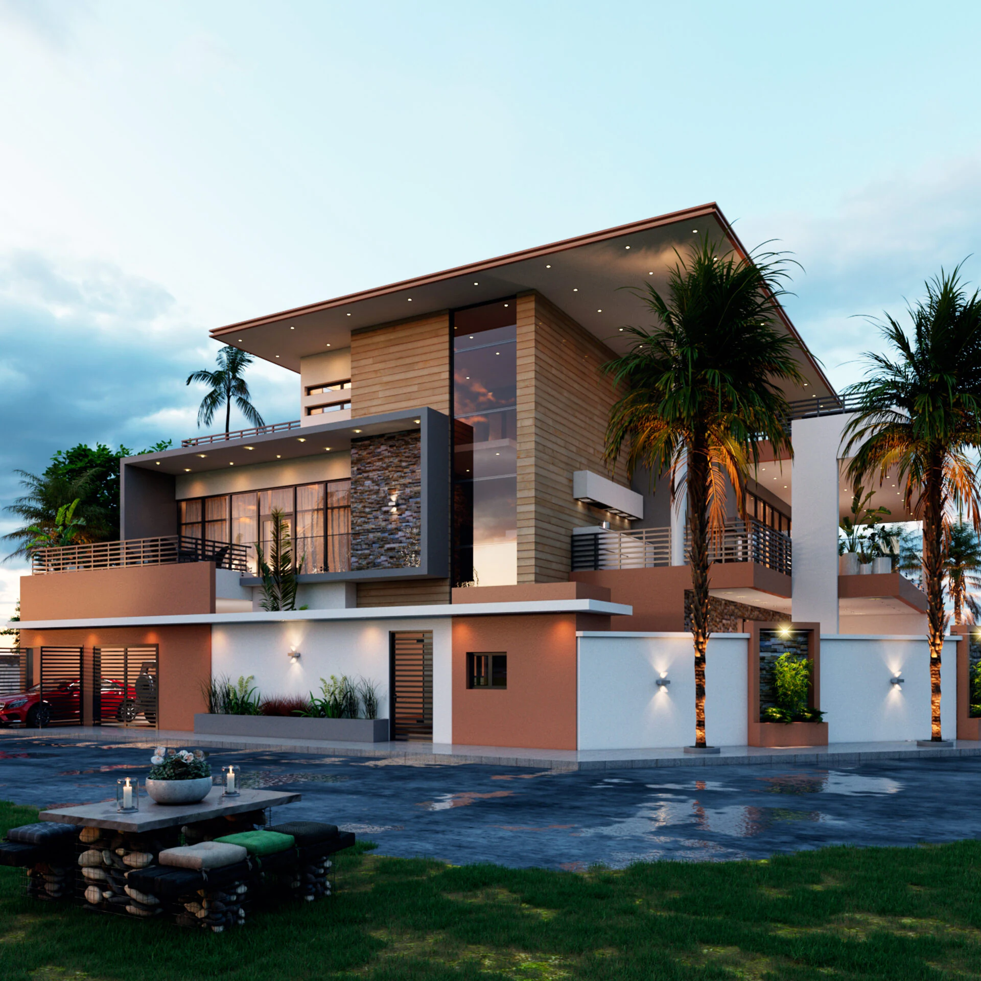 Triplex Ke — Maison d'habitation à Ouagadougou, Burkina Faso | Dream Studio