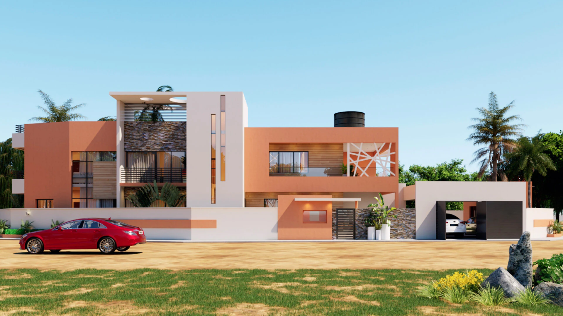 Duplex Couli2 — Maison d'habitation à Ouagadougou, Burkina Faso | Dream Studio