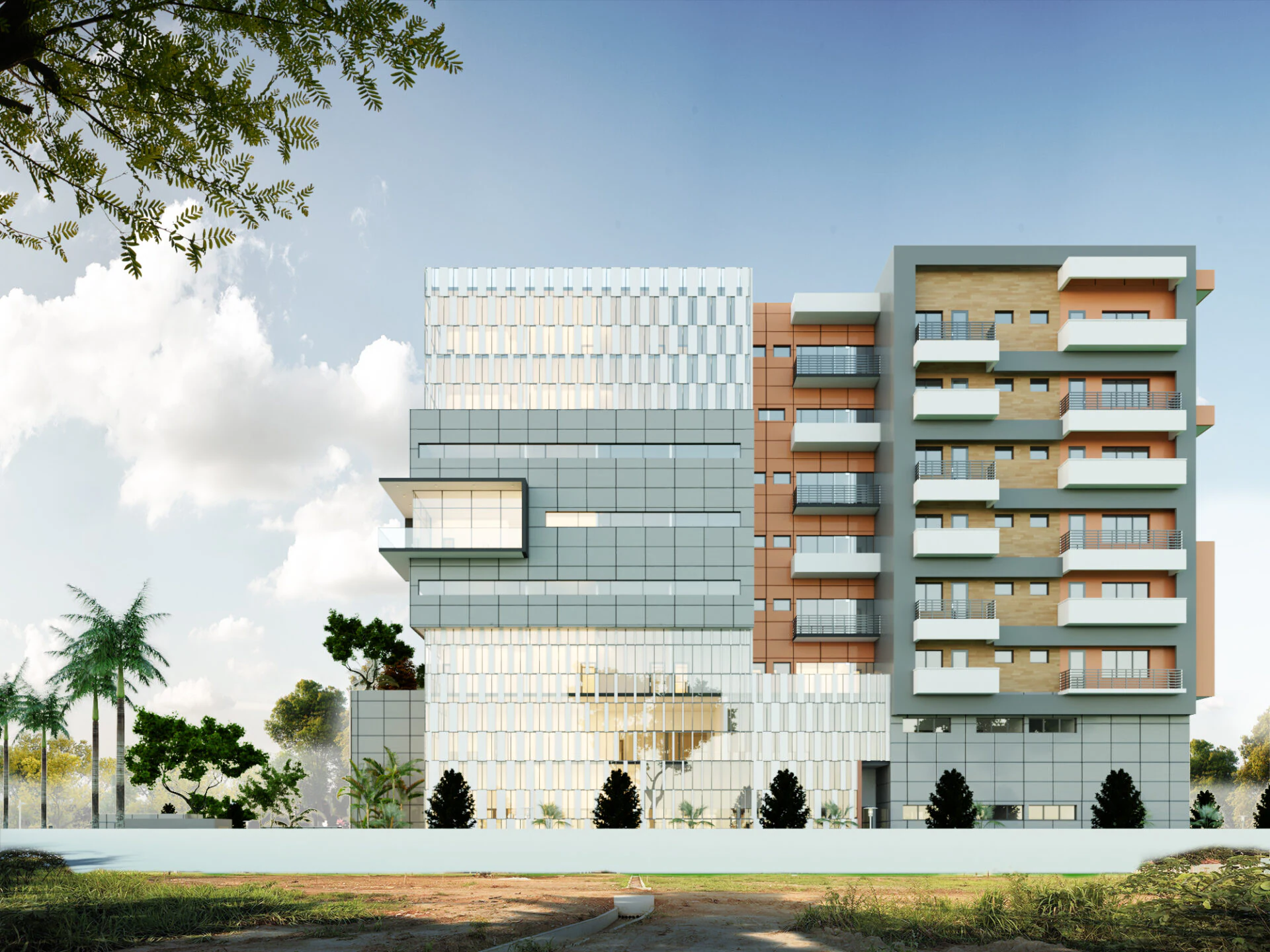 Business Center — Immeuble à Ouagadougou, Burkina Faso | Dream Studio