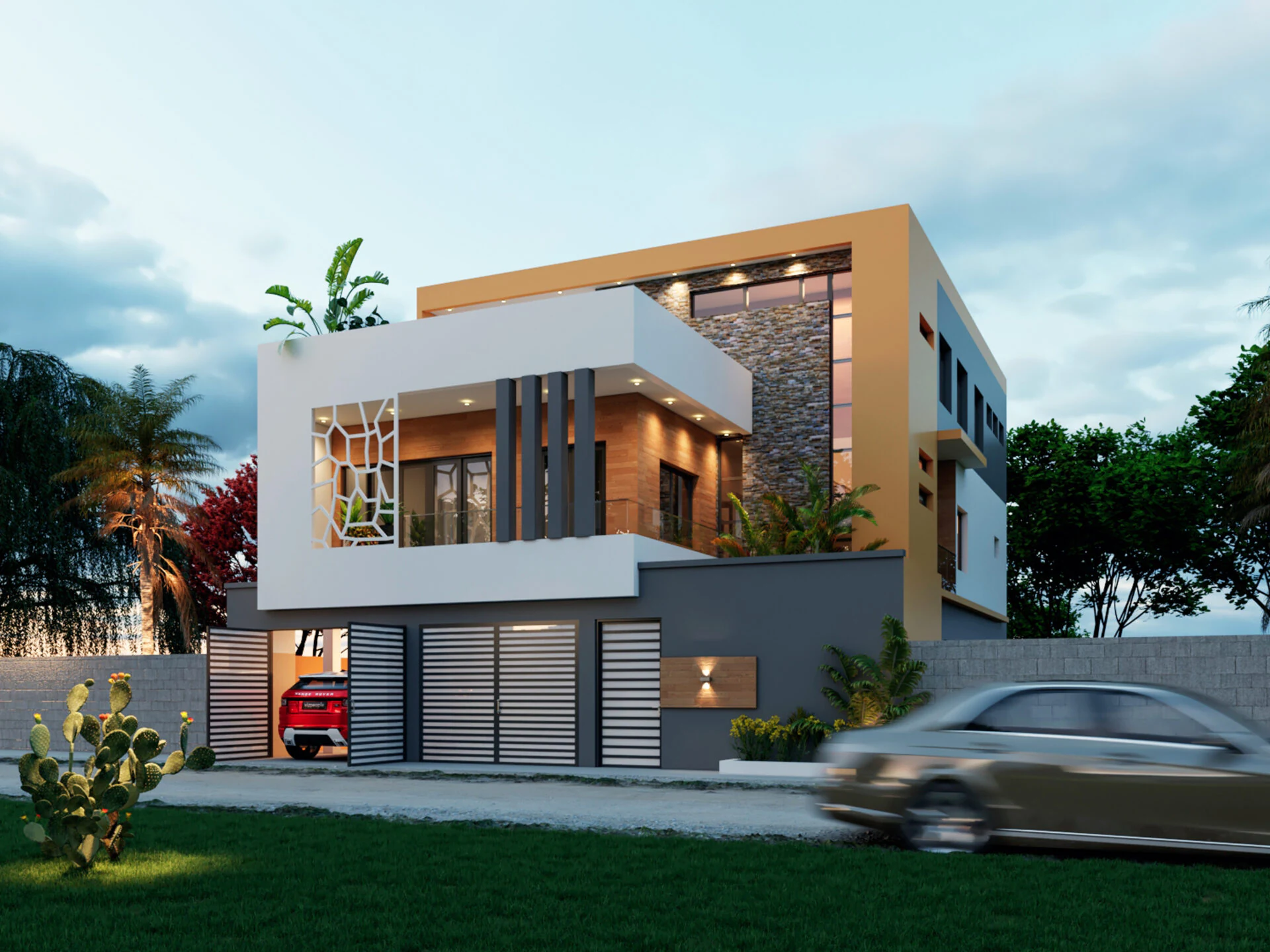 Extension triplex Hy — Maison d'habitation à Ouagadougou, Burkina Faso | Dream Studio