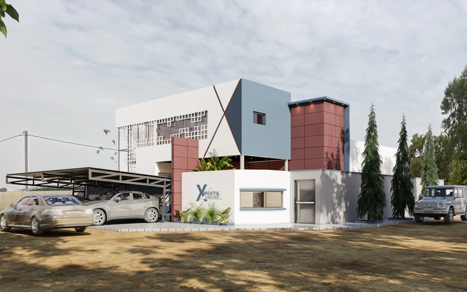 Siège Xpertis Consulting — Bureaux à Ouagadougou, Burkina Faso | Dream Studio