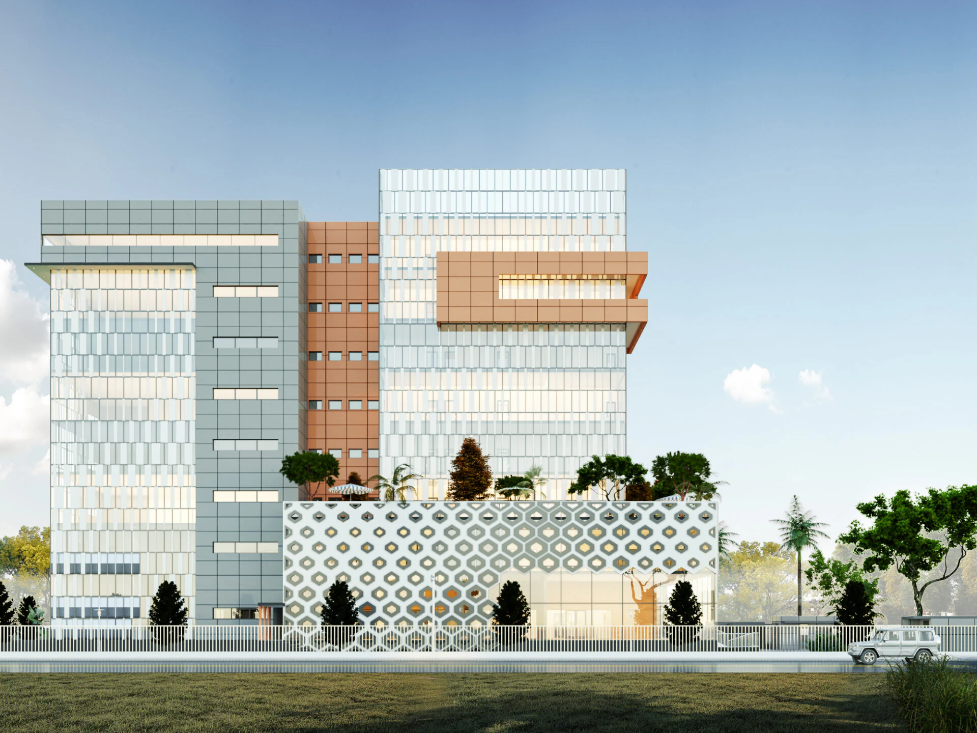 Business Center — Immeuble à Ouagadougou, Burkina Faso | Dream Studio