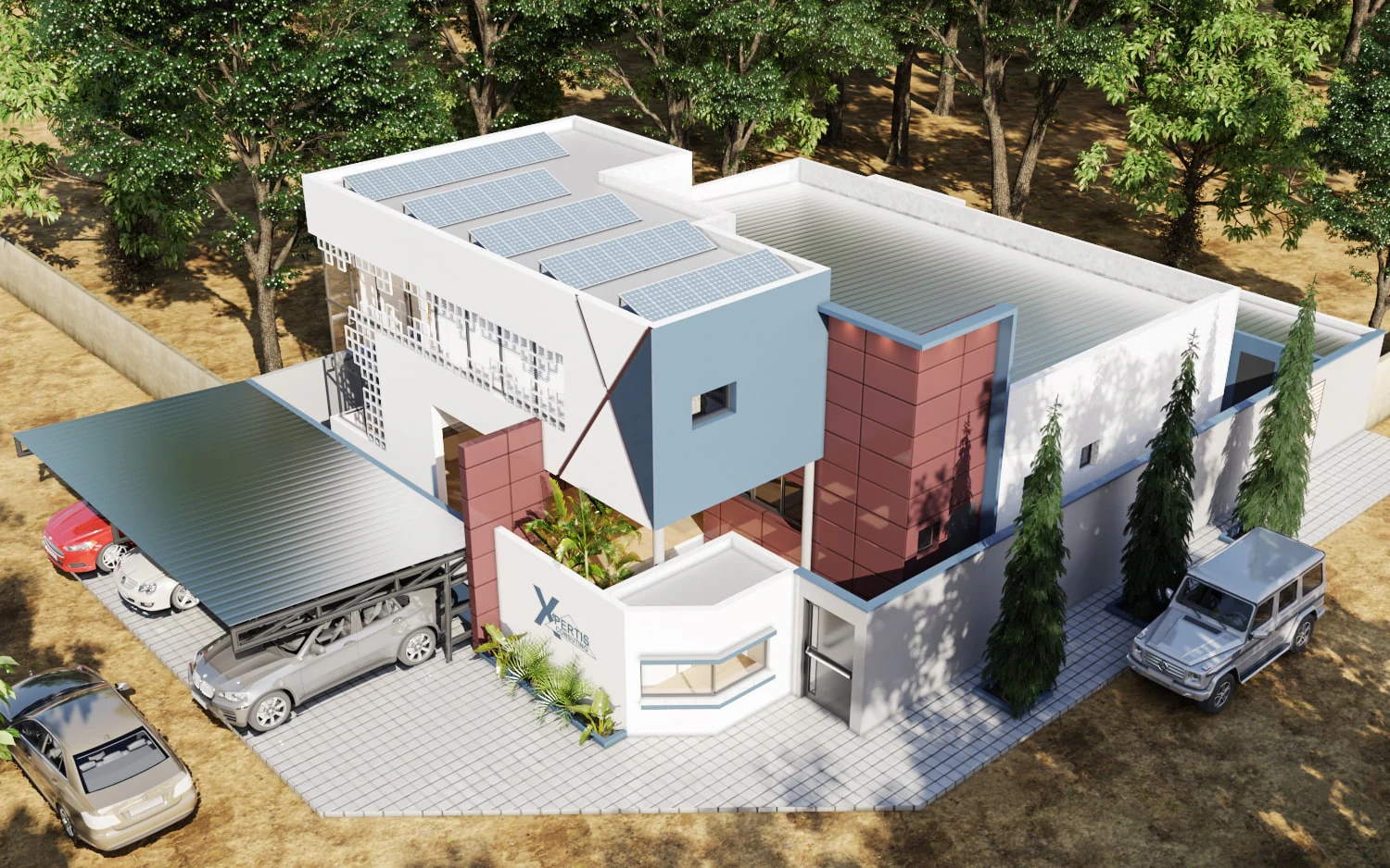 Siège Xpertis Consulting — Bureaux à Ouagadougou, Burkina Faso | Dream Studio