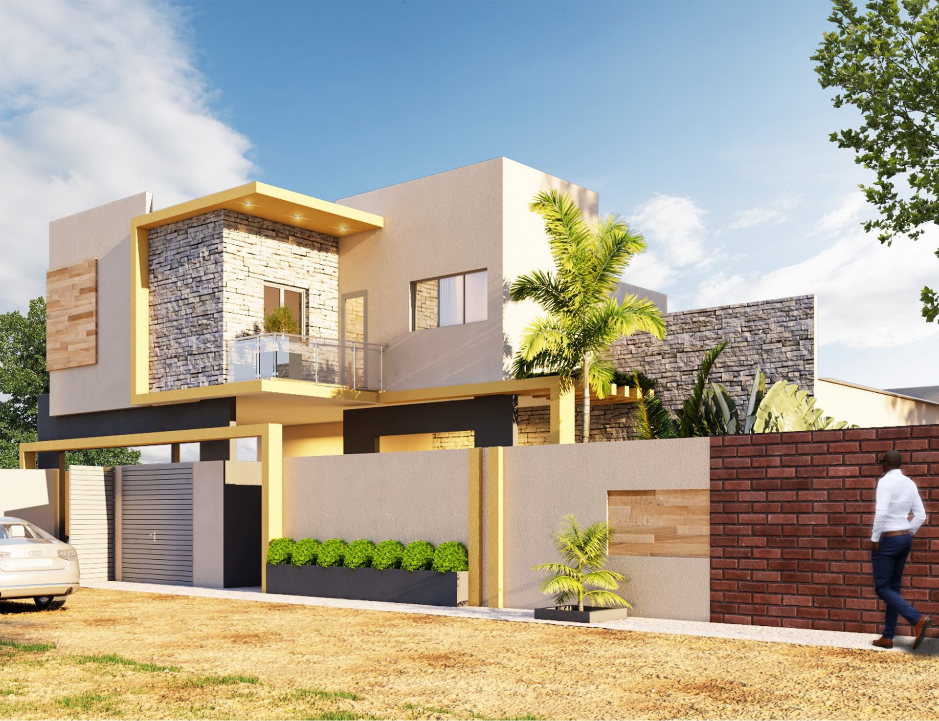 Duplex L — Maison d'habitation à Ouagadougou, Burkina Faso | Dream Studio
