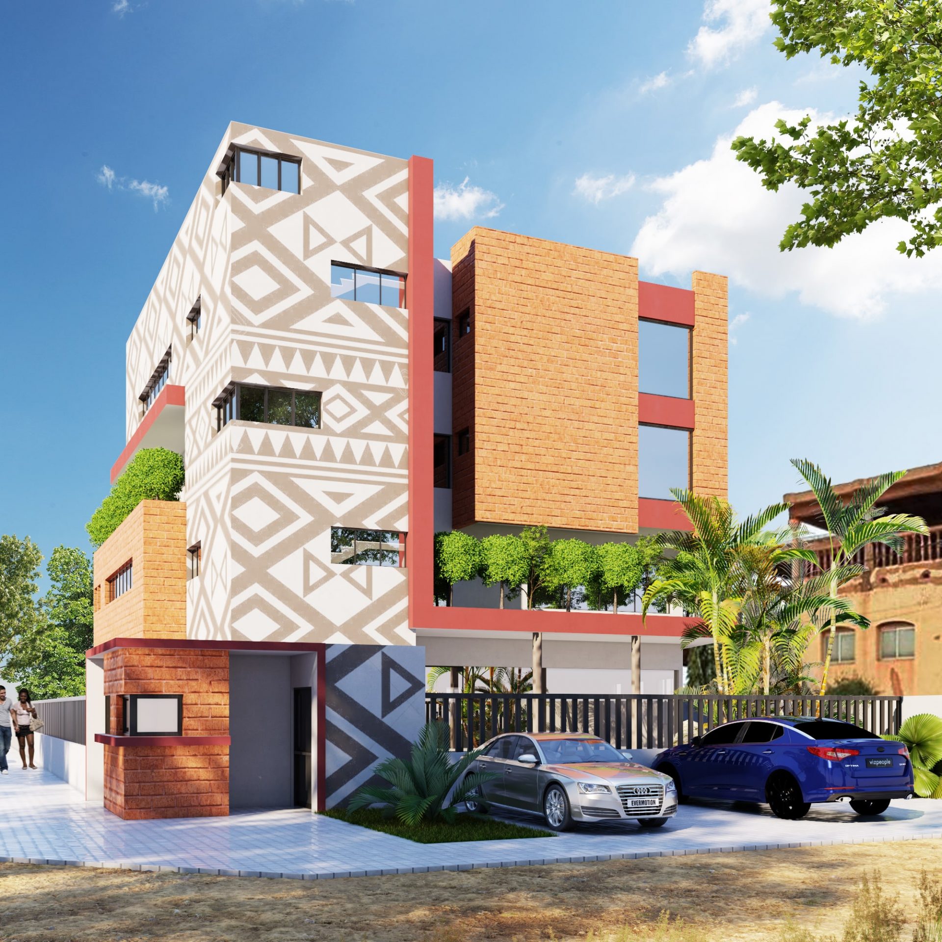 Immeuble Ka — Bureaux à Ouagadougou, Burkina Faso | Dream Studio