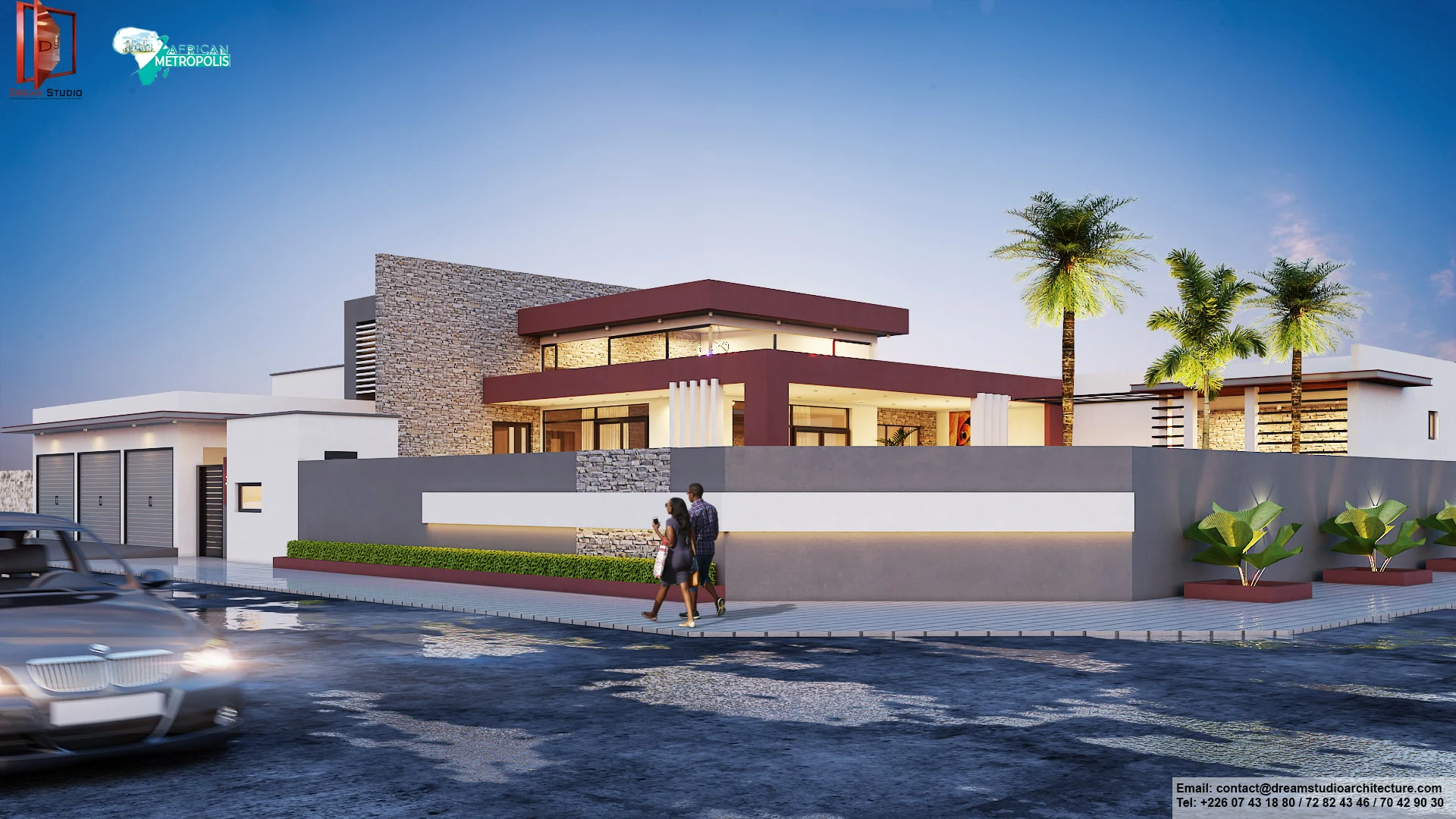 Villa Oub — Maison d'habitation à Ouagadougou, Burkina Faso | Dream Studio