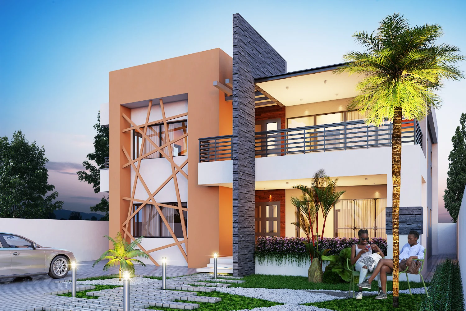 Duplex Couli1 — Maison d'habitation à Ouagadougou, Burkina Faso | Dream Studio