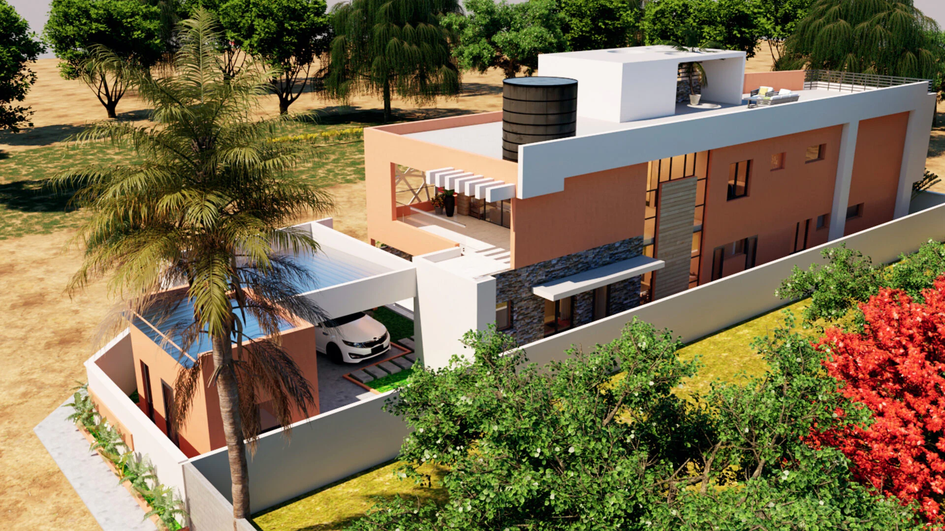 Duplex Couli2 — Maison d'habitation à Ouagadougou, Burkina Faso | Dream Studio