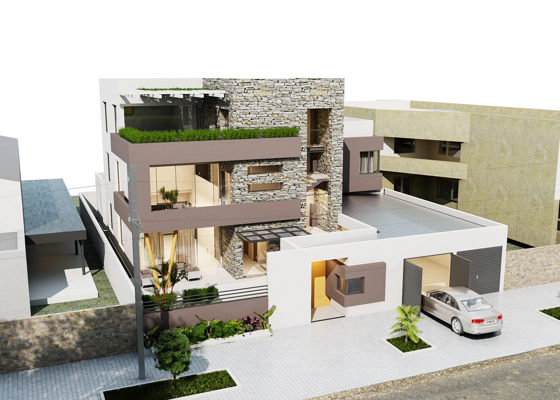 Triplex Tien — Maison d'habitation à Ouagadougou, Burkina Faso | Dream Studio