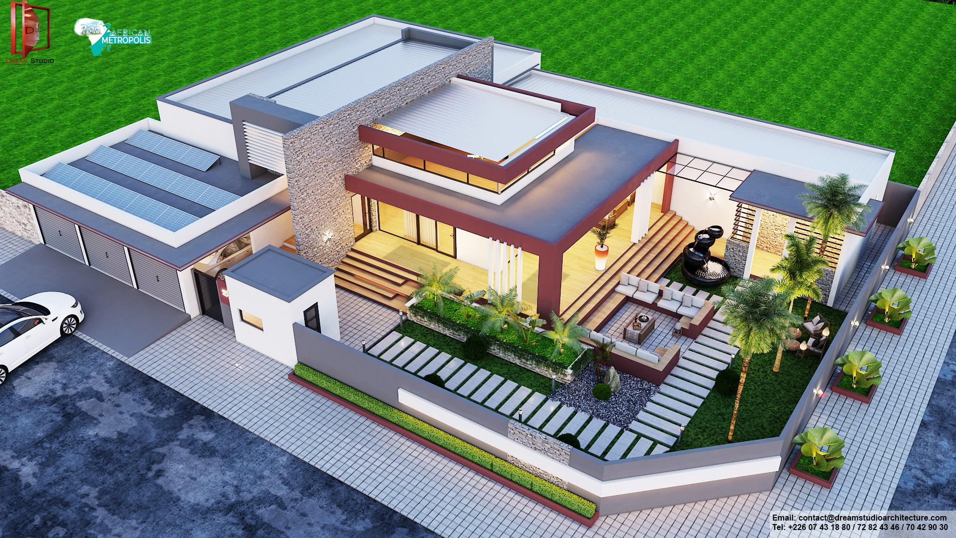 Villa Oub — Maison d'habitation à Ouagadougou, Burkina Faso | Dream Studio