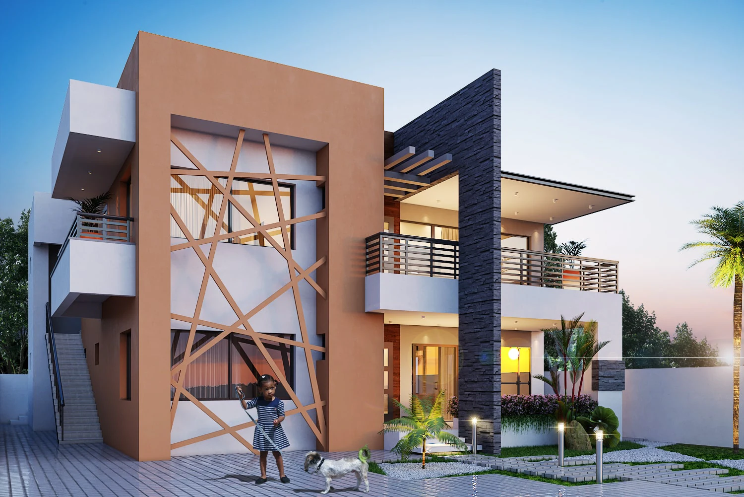 Duplex Couli1 — Maison d'habitation à Ouagadougou, Burkina Faso | Dream Studio