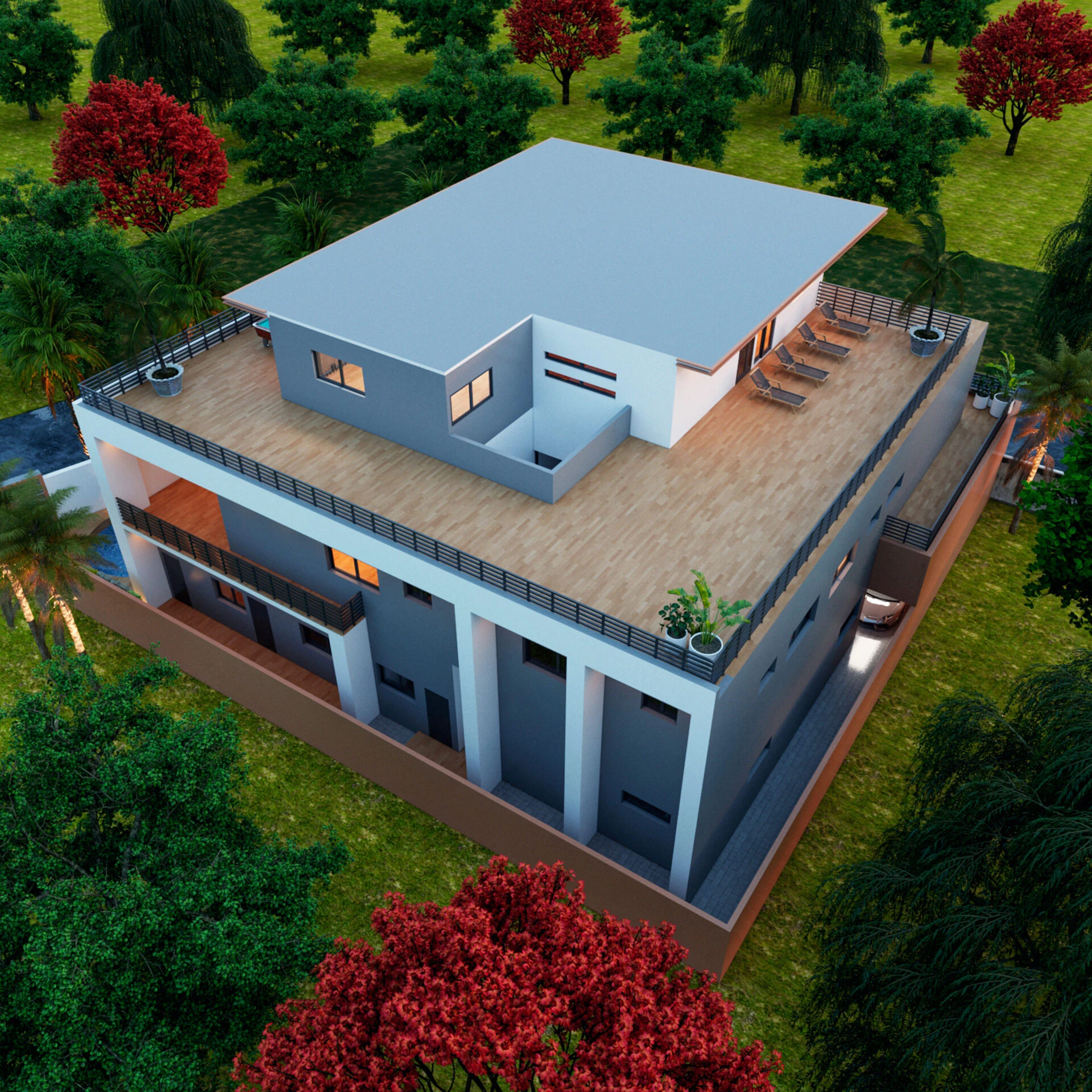 Triplex Ke — Maison d'habitation à Ouagadougou, Burkina Faso | Dream Studio
