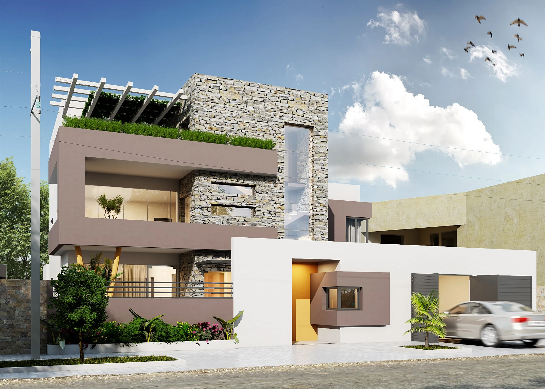 Triplex Tien — Maison d'habitation à Ouagadougou, Burkina Faso | Dream Studio