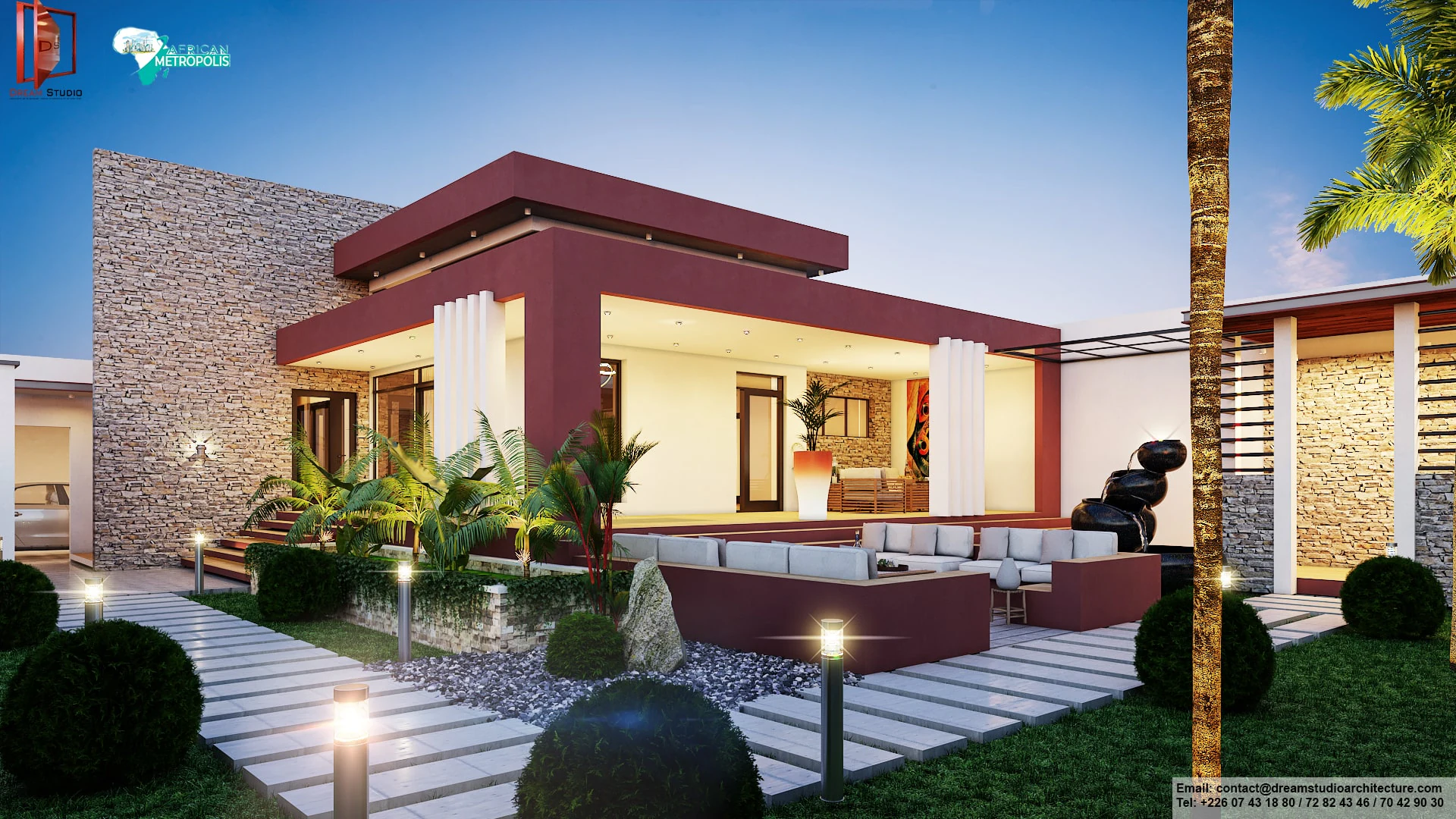 Villa Oub — Maison d'habitation à Ouagadougou, Burkina Faso | Dream Studio
