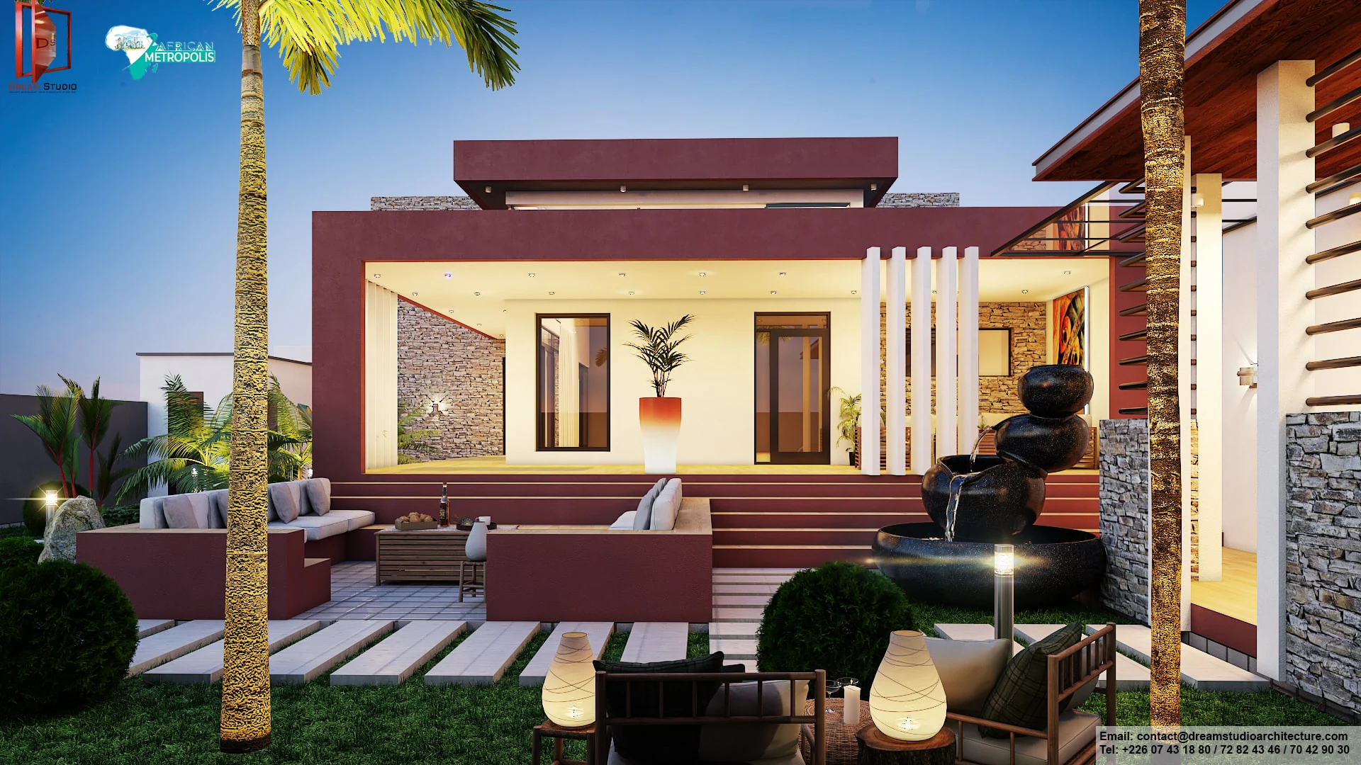 Villa Oub — Maison d'habitation à Ouagadougou, Burkina Faso | Dream Studio