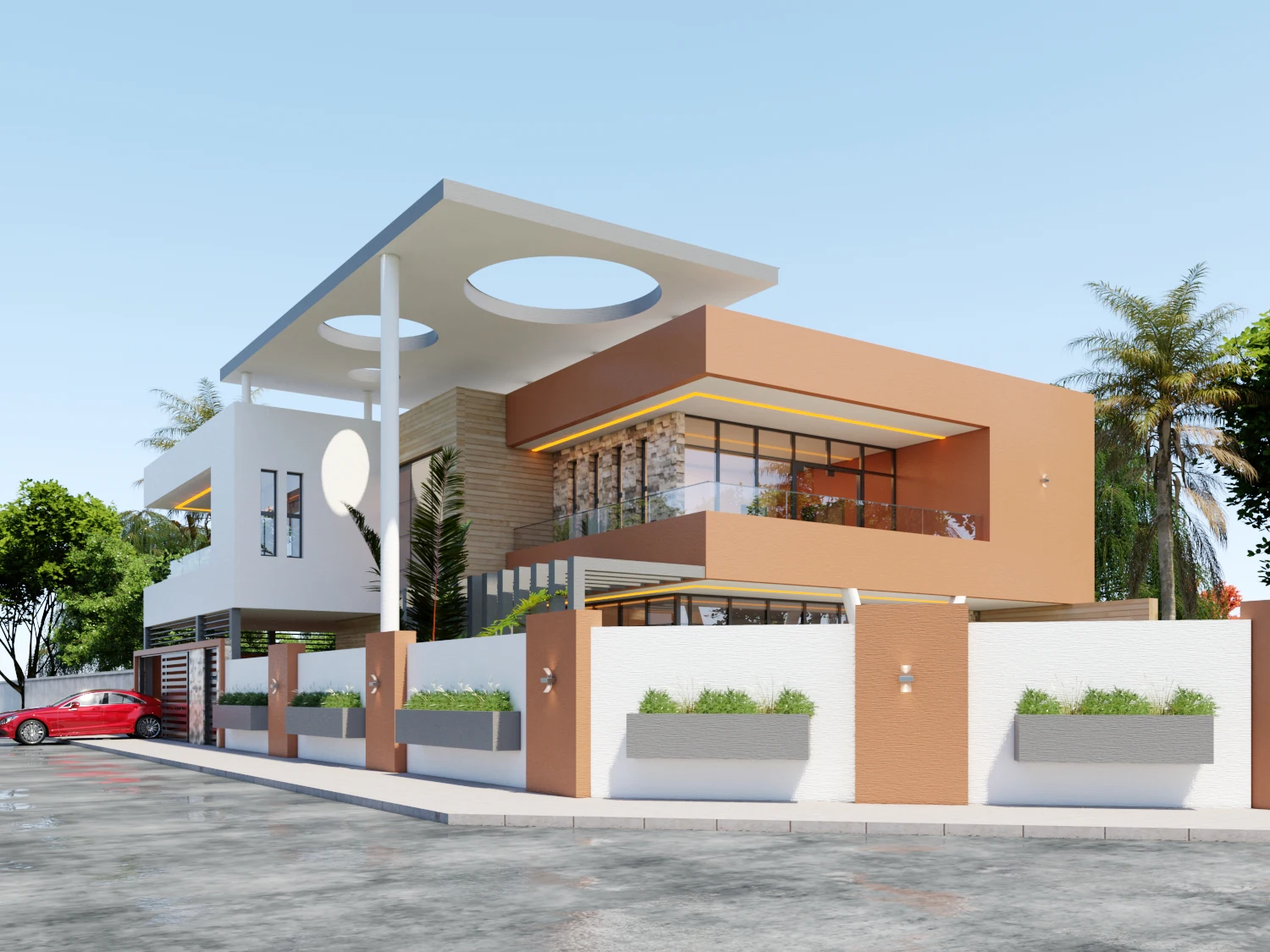 Résidence Sa — Maison d'habitation à Ouagadougou, Burkina Faso | Dream Studio
