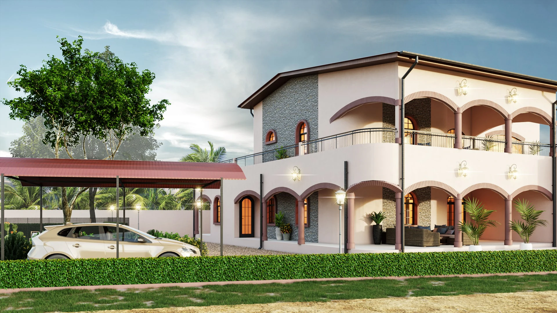 Extension duplex Kiet — Maison d'habitation à Ouagadougou, Burkina Faso | Dream Studio