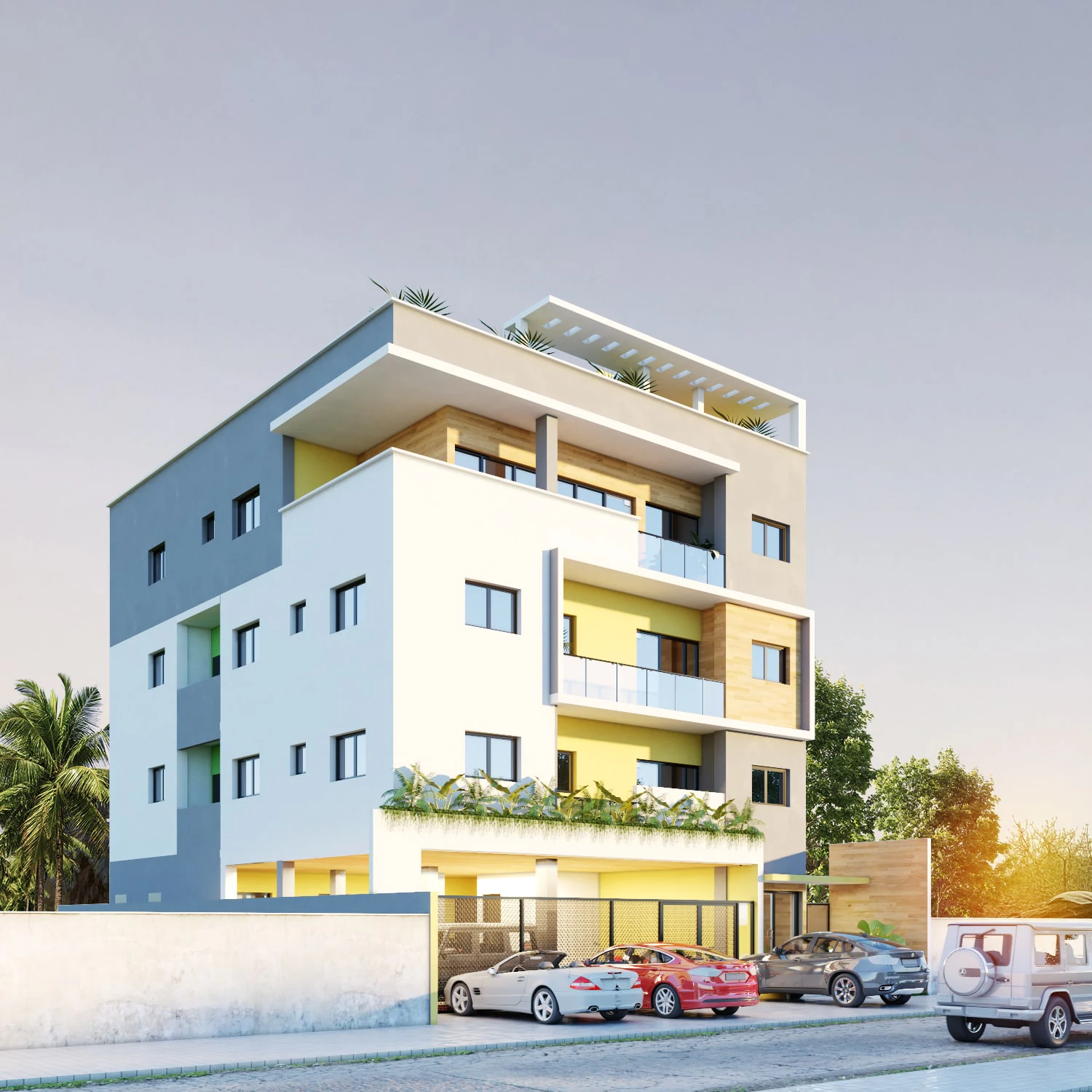 Immeuble Kam — Immeuble à Ouagadougou, Burkina Faso | Dream Studio