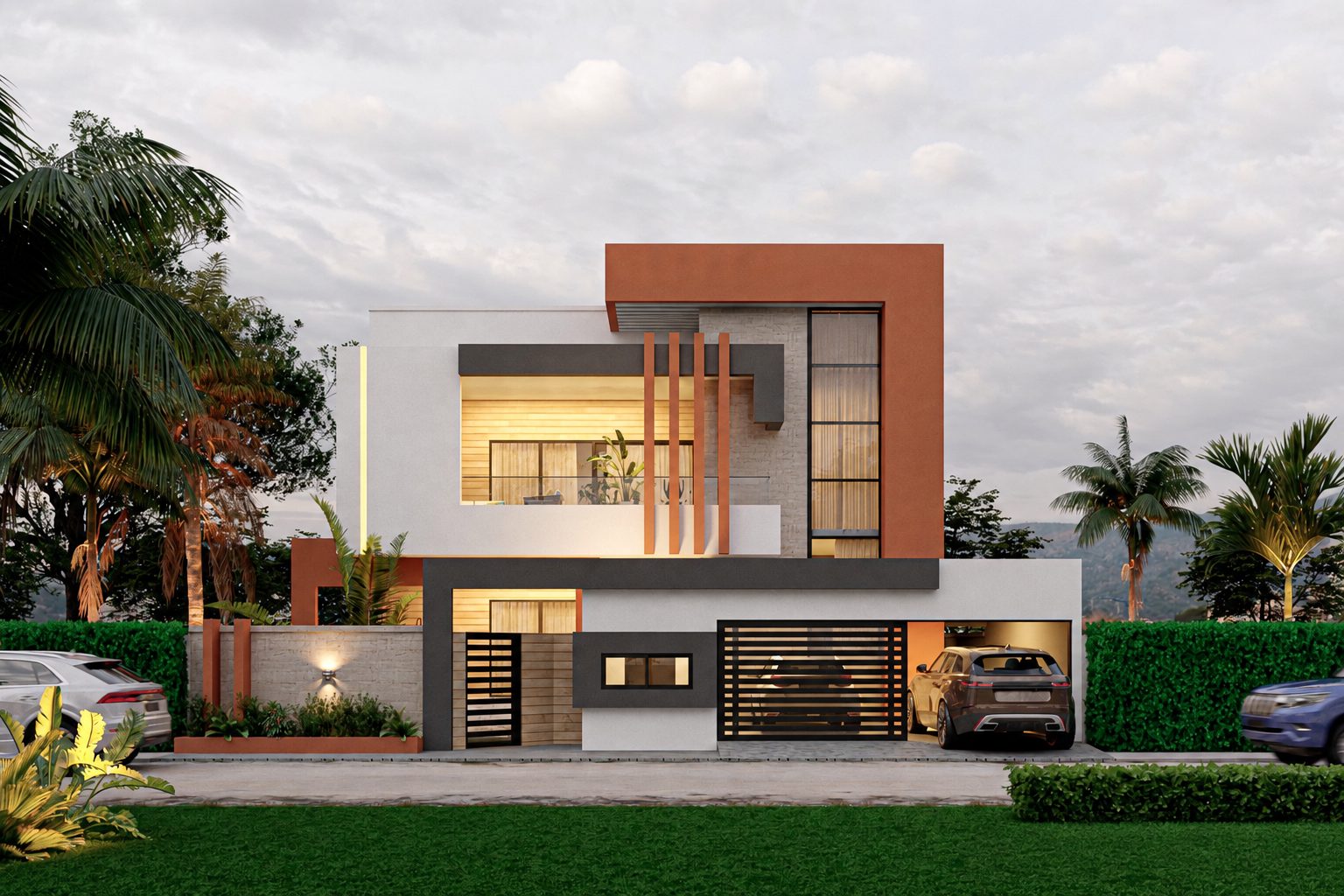Duplex So — vue extérieure de la façade avant